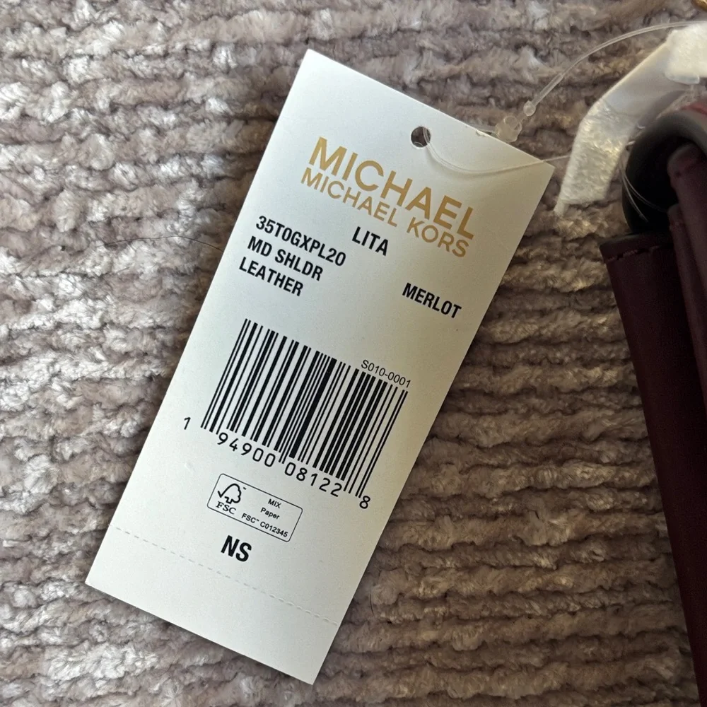 Michael Kors Leather Lita Bag - Picture 2 of 9